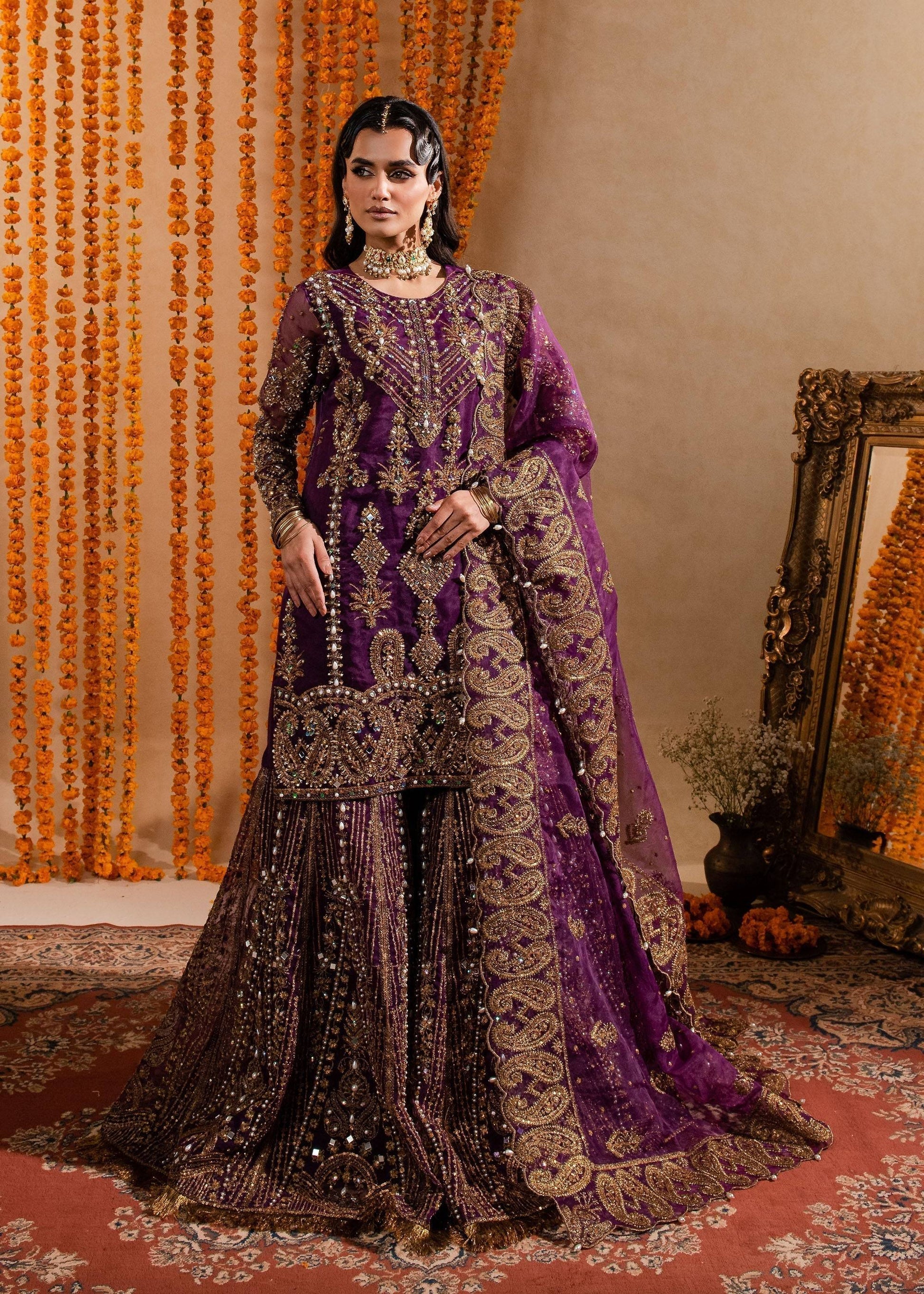 Maria Osama Khan | Sajni Wedding Festive | Yashfa - Pakistani Designer Dress - by Maria Osama Khan | Type: Bridal - 100% Original at Saira Sultan