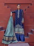 Salitex | Signature Festive Chiffon | SUNW6JI018UT L Dark Blue Khaddi Net