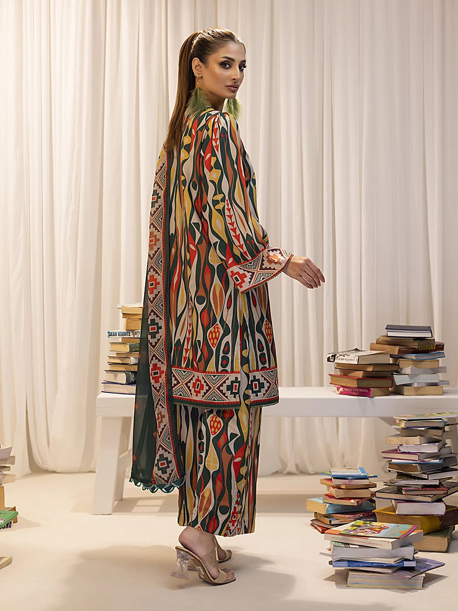 Salitex | Sibel Printed Lawn Silk | ST-05 XS