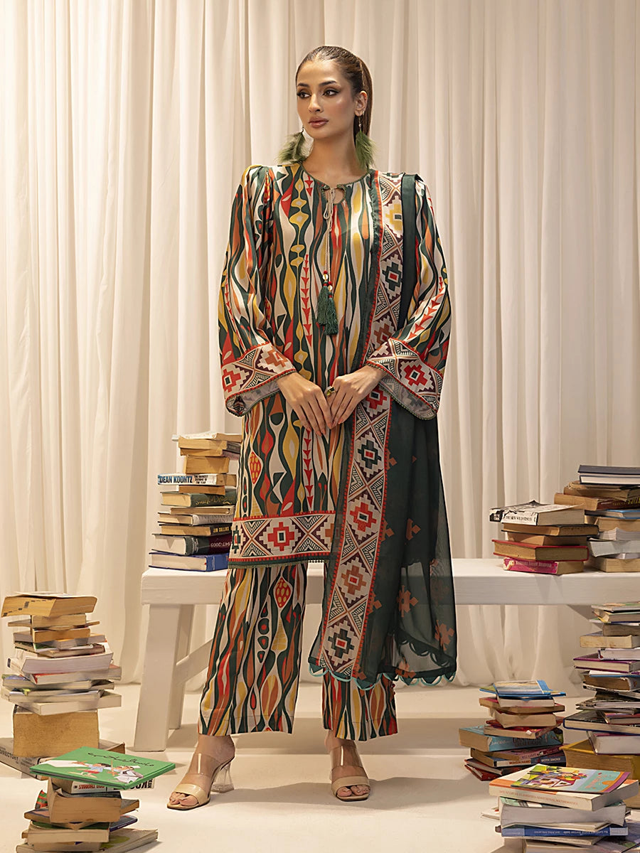 Salitex | Sibel Printed Lawn Silk | ST-05 L