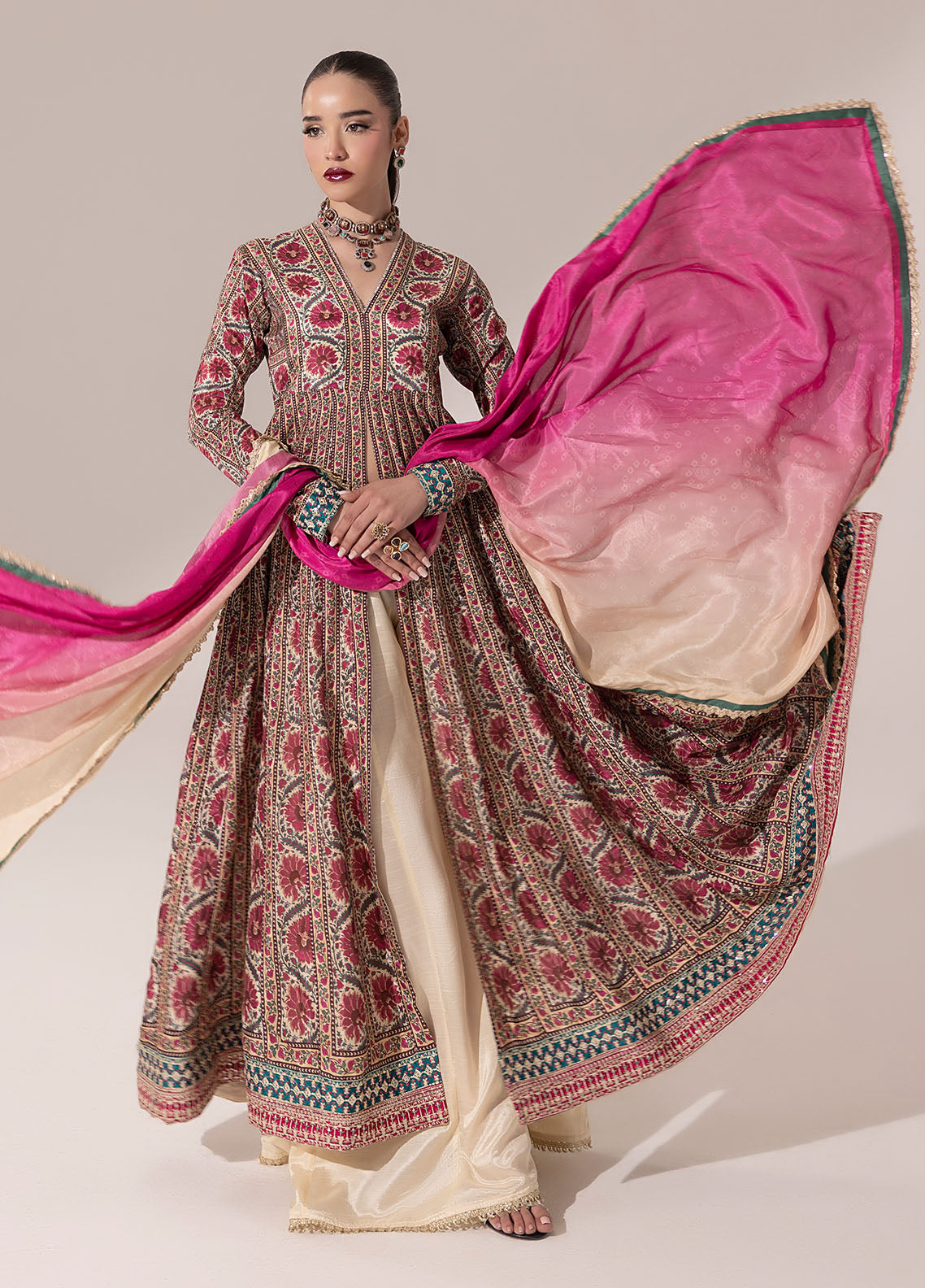 Sahane | Suay Silk Handwork Edit | CT-15001 LOREN - SUAY XL Ivory Silk