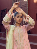 Salitex | Signature Festive Chiffon | SUNW6JI016UT L Peach Pink Khaddi Net