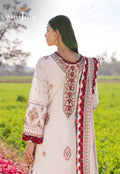 Asim Jofa | Luxury Lawn 25 | AJELL-08 L Ivory Lawn