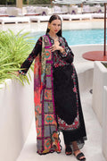 Afrozeh | Lawn 25 | Elva Custom Size Black Lawn