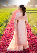 Asim Jofa | Luxury Lawn 25 | AJELL-15 S Pale Peach Lawn