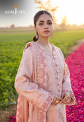 Asim Jofa | Luxury Lawn 25 | AJELL-15 M Pale Peach Lawn