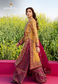 Asim Jofa | Luxury Lawn 25 | AJELL-07 L Mustard Yellow Lawn