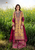 Asim Jofa | Luxury Lawn 25 | AJELL-07 XS Mustard Yellow Lawn