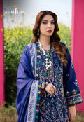 Asim Jofa | Luxury Lawn 25 | AJELL-11 M Blue Lawn