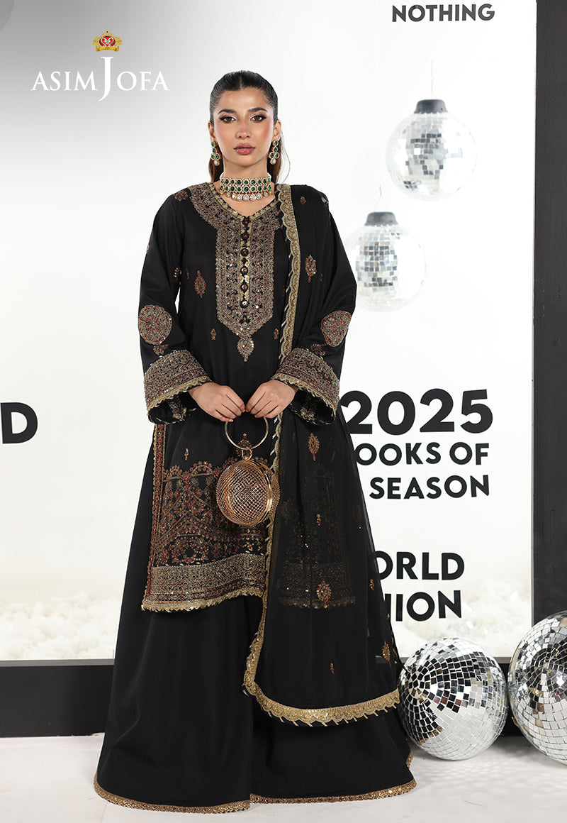 Asim Jofa | En Vogue |AJUEV-18 - Pakistani Designer Dress - by Asim Jofa - Type : Ladies Clothes - 100% Original at Saira Sultan