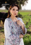 Asim Jofa | Luxury Lawn 25 | AJELL-10 M Gray Lawn