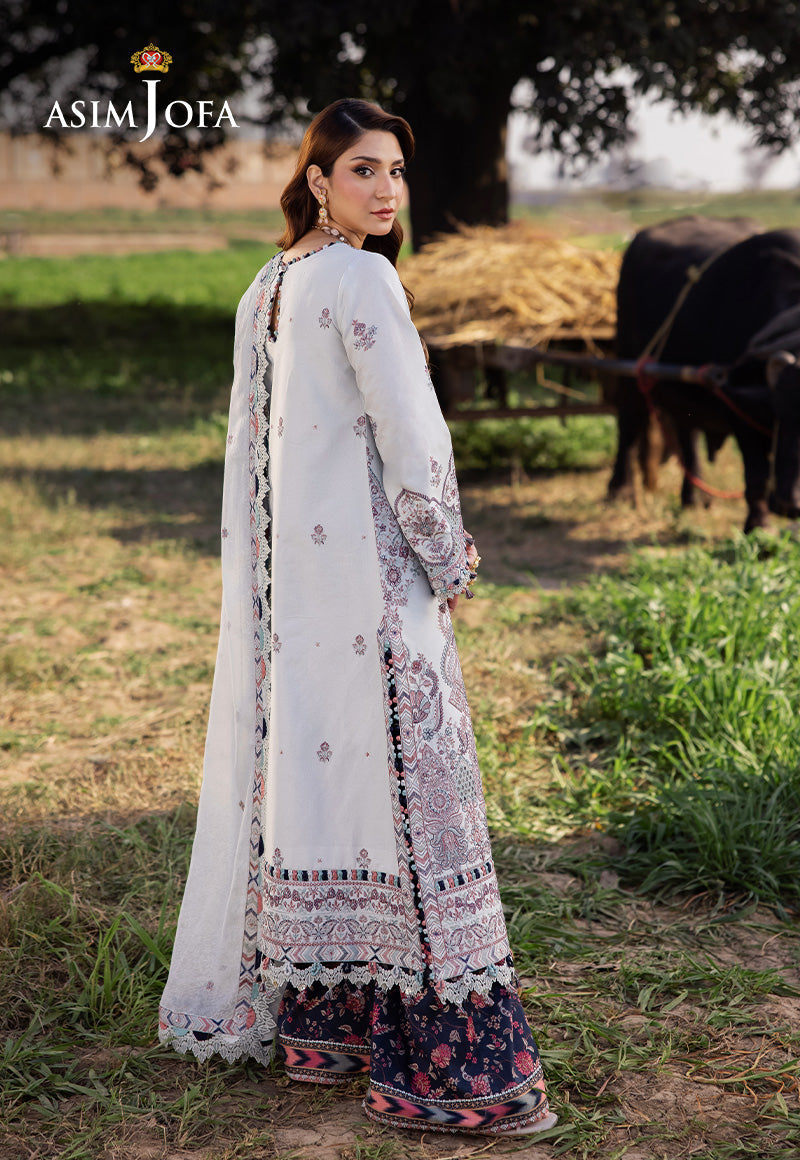 Asim Jofa | Luxury Lawn 25 | AJELL-10 XS Gray Lawn