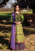 Asim Jofa | Luxury Lawn 25 | AJELL-05 XL Green Lawn