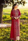 Asim Jofa | Luxury Lawn 25 | AJELL-06 XL Red Lawn