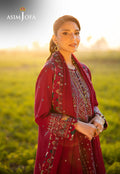 Asim Jofa | Luxury Lawn 25 | AJELL-06 L Red Lawn