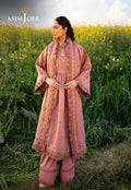 Asim Jofa | Luxury Lawn 25 | AJELL-16 Custom Size Rose Lawn