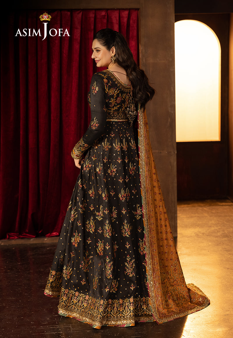 Asim Jofa | Luxury Festive Rejoice | AJLFF-19 XS Black Silk