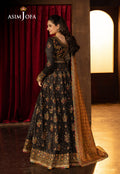 Asim Jofa | Luxury Festive Rejoice | AJLFF-19 S Black Silk