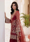 Kanwal Malik | Mirha Eid Luxury Pret 25 | Zehrah XL Red Organza