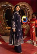 Asim Jofa | Festive Opulence | AJFO-04 XL Navy Blue Silk