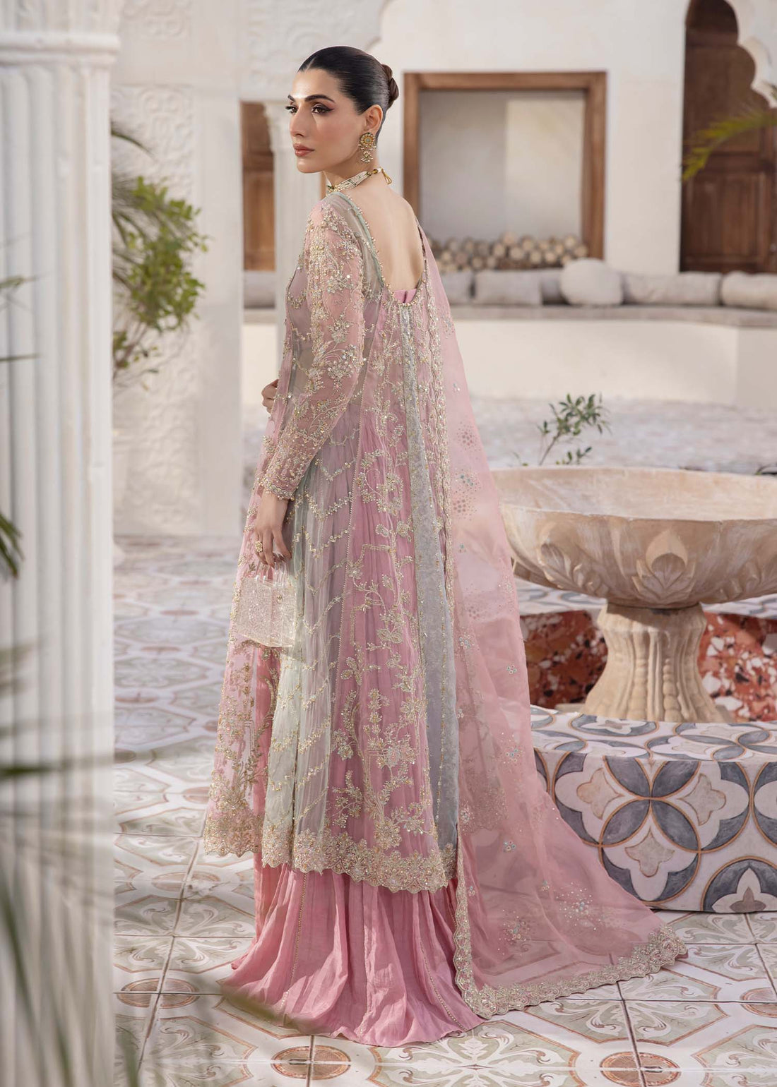 Kanwal Malik | Mirha Eid Luxury Pret 25 | Sanya XS Pink Organza