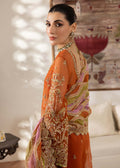 Kanwal Malik | Mirha Eid Luxury Pret 25 | Roshail XL Rust Organza