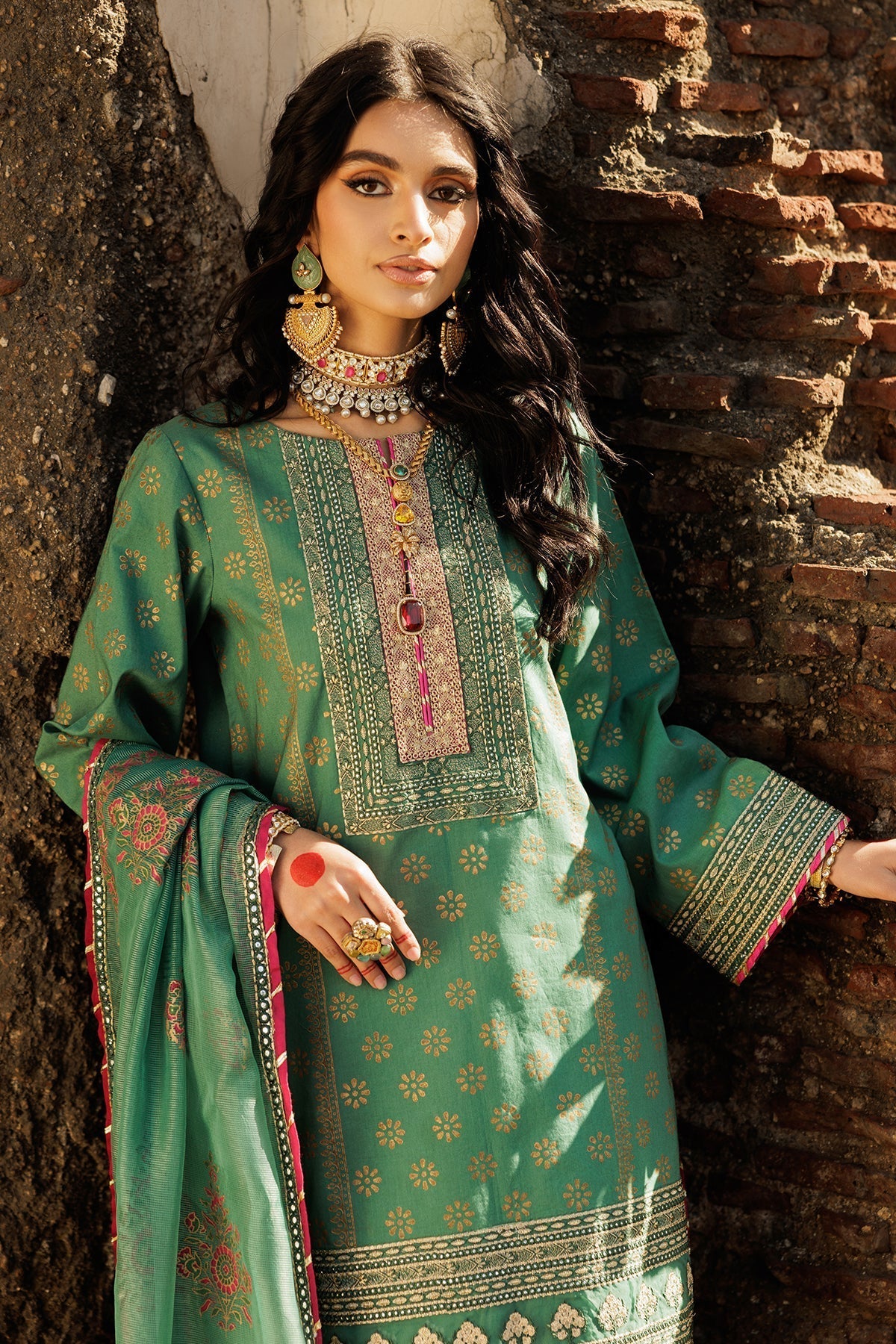 Charizma | Festive Pret | CMA-5-027 XL Green Lawn
