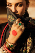 Charizma | Festive Pret | CMA-5-26 L Black Raw Silk