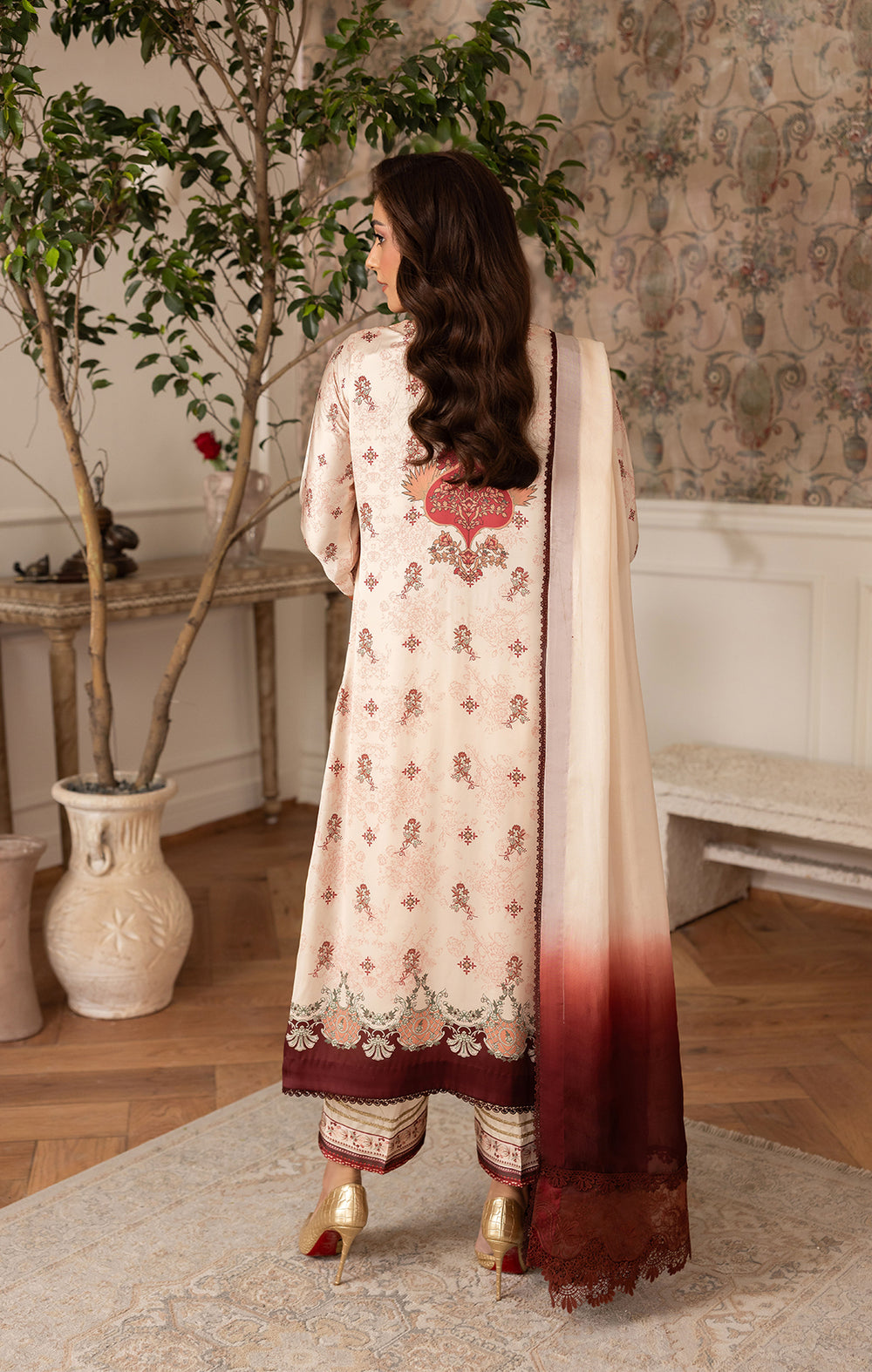 Maya | Eloura Silk Pret 25 |SAPHIRA - Pakistani Designer Dress - by Maya - Type : Ladies Clothes - 100% Original at Saira Sultan