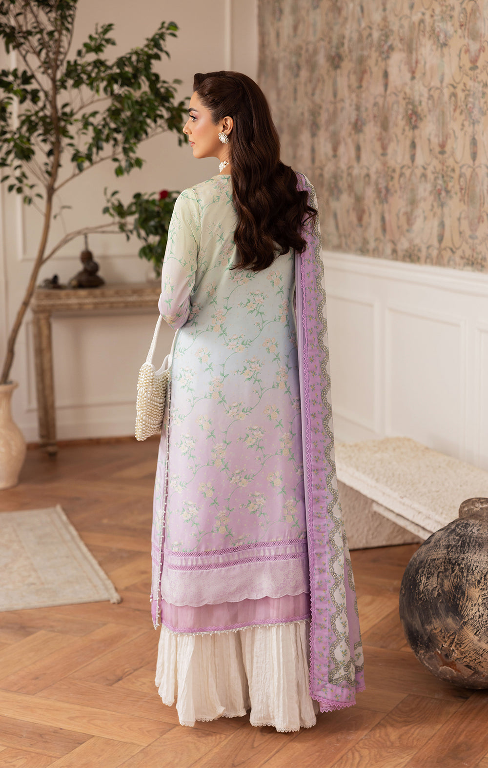 Maya | Eloura Silk Pret 25 |LUMA - Pakistani Designer Dress - by Maya - Type : Ladies Clothes - 100% Original at Saira Sultan