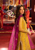 Asim Jofa | Festive Opulence | AJFO-05 XL Lime Yellow Organza