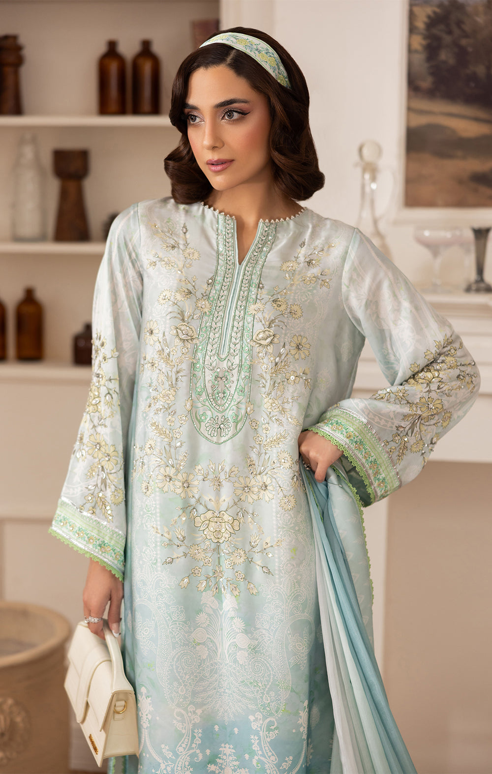 Maya | Eloura Silk Pret 25 |NIORA - Pakistani Designer Dress - by Maya - Type : Ladies Clothes - 100% Original at Saira Sultan