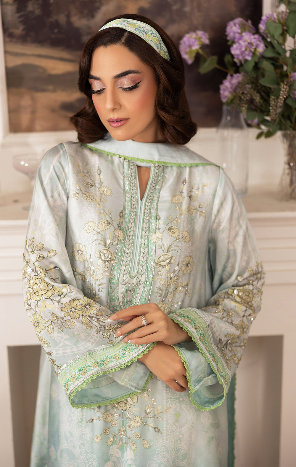 Maya | Eloura Silk Pret 25 |NIORA - Pakistani Designer Dress - by Maya - Type : Ladies Clothes - 100% Original at Saira Sultan