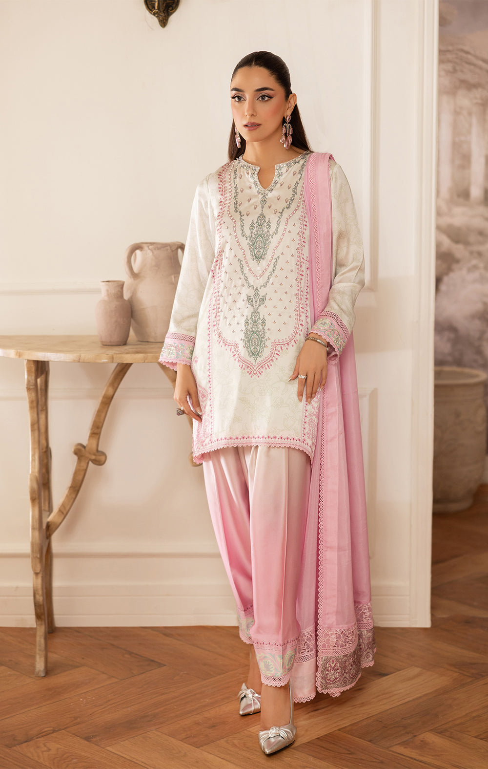 Maya | Eloura Silk Pret 25 |AURI - Pakistani Designer Dress - by Maya - Type : Ladies Clothes - 100% Original at Saira Sultan