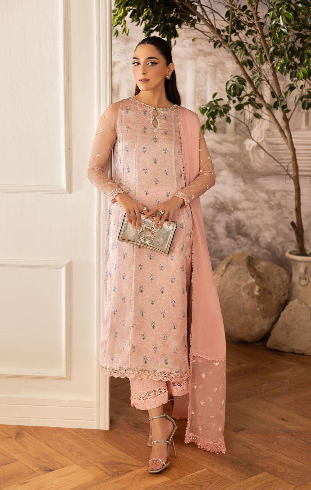 Maya | Eloura Silk Pret 25 |LUNARA - Pakistani Designer Dress - by Maya - Type : Ladies Clothes - 100% Original at Saira Sultan
