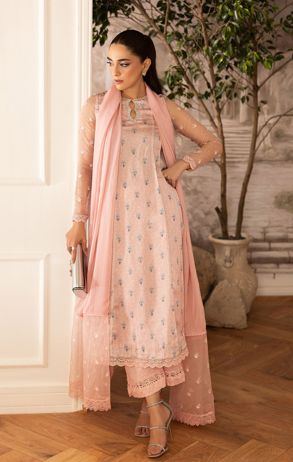 Maya | Eloura Silk Pret 25 |LUNARA - Pakistani Designer Dress - by Maya - Type : Ladies Clothes - 100% Original at Saira Sultan