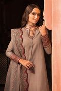 Charizma | Festive Pret | CMA-5-130 L Rosy Brown Raw Silk