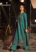 Asim Jofa | Festive Opulence | AJFO-08 L Sea Green Silk