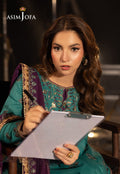 Asim Jofa | Festive Opulence | AJFO-08 M Sea Green Silk