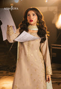 Asim Jofa | Festive Collection 25 | AJLF-13 M Beige Boski Silk