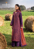 Asim Jofa | Luxury Lawn 25 | AJELL-13 Custom Size Deep Purple Lawn
