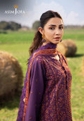 Asim Jofa | Luxury Lawn 25 | AJELL-13 M Deep Purple Lawn