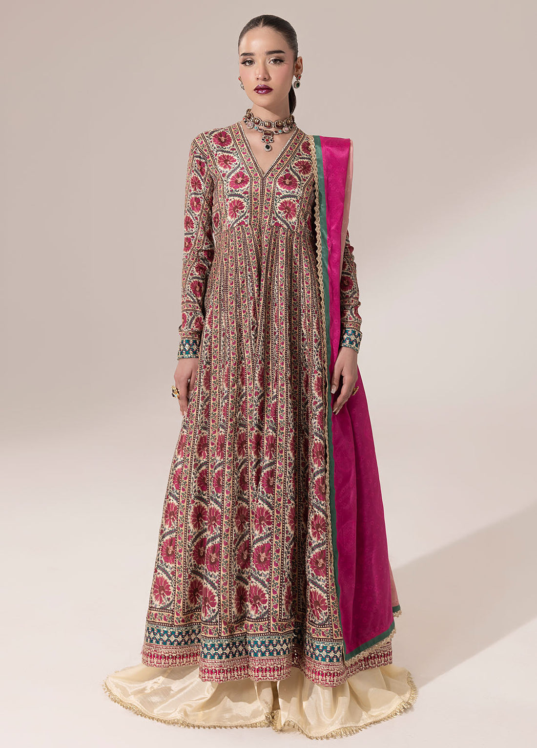 Sahane | Suay Silk Handwork Edit | CT-15001 LOREN - SUAY XS Ivory Silk