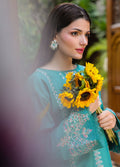 Sahane | Lovent Embroidered Pret 25 | ME23009 Verdelia M Turqiouse Lawn