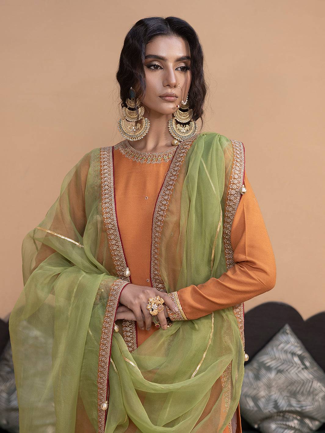 Hem Stitch | Raw Silk Edit 25 | Kashish - Pakistani Designer Dress - by Hemstitch | Type: Ladies Clothes - 100% Original at Saira Sultan