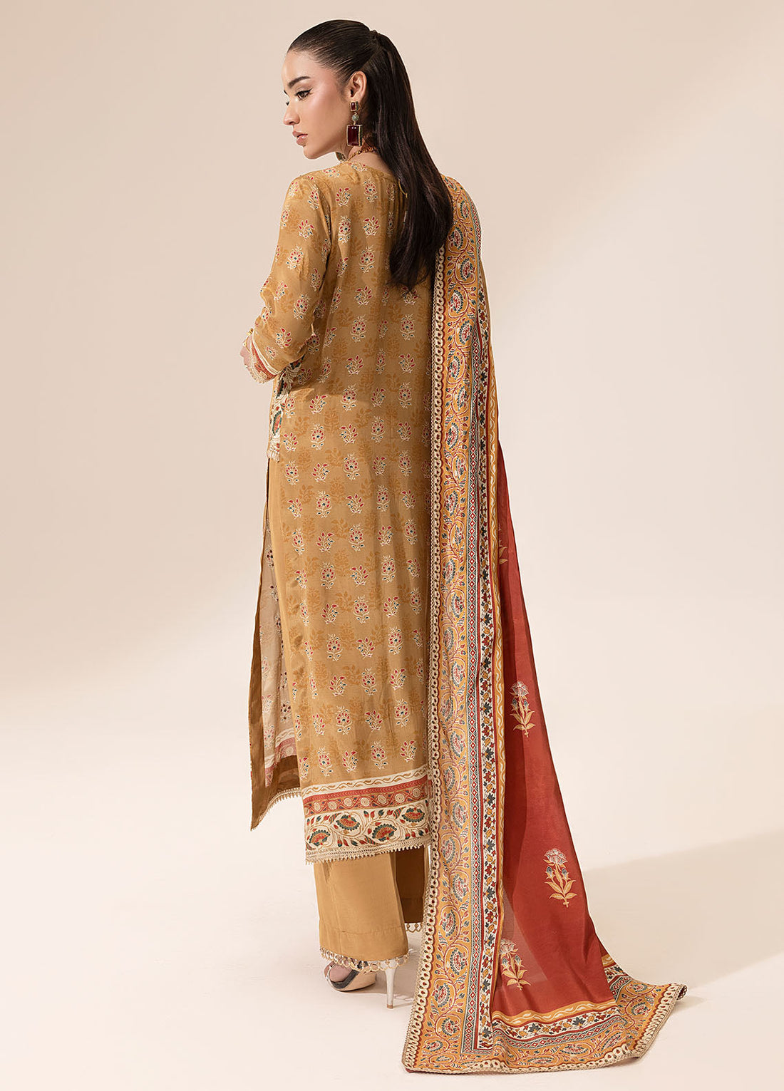 Sahane | Suay Silk Handwork Edit | CT-15002 MAYA - SUAY XS Brown Silk