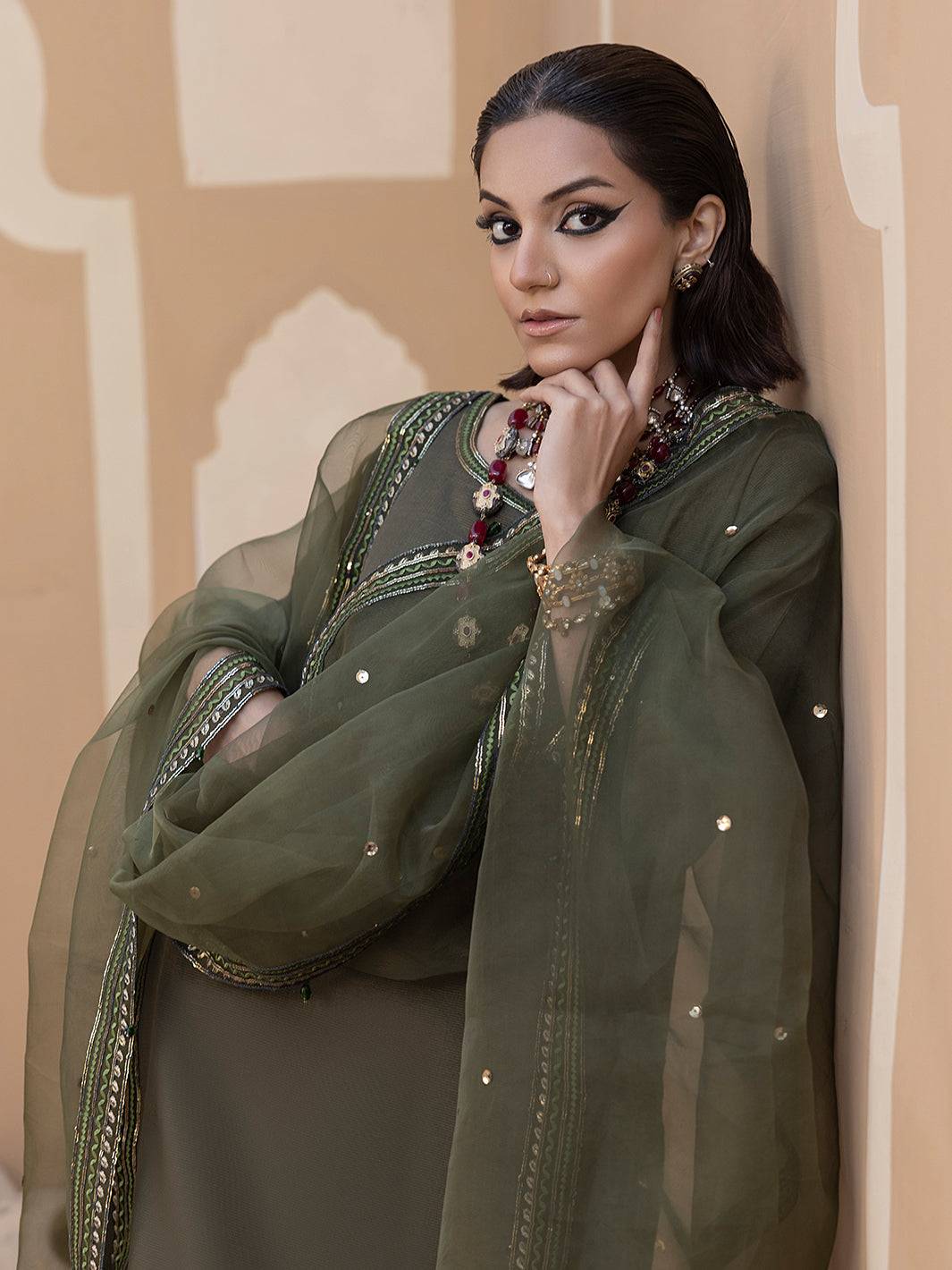 Hem Stitch | Raw Silk Edit 25 | Noor - Pakistani Designer Dress - by Hemstitch | Type: Ladies Clothes - 100% Original at Saira Sultan