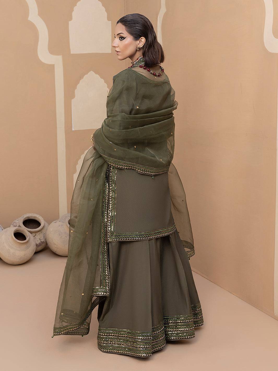 Hem Stitch | Raw Silk Edit 25 | Noor - Pakistani Designer Dress - by Hemstitch | Type: Ladies Clothes - 100% Original at Saira Sultan