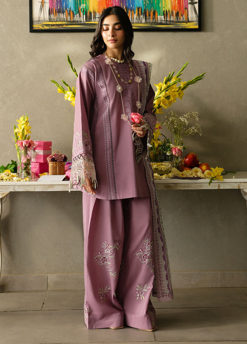 Sahane | In Laws in Lawn Eid Edit | CT-21003 Lilaia XS Lilac Lawn