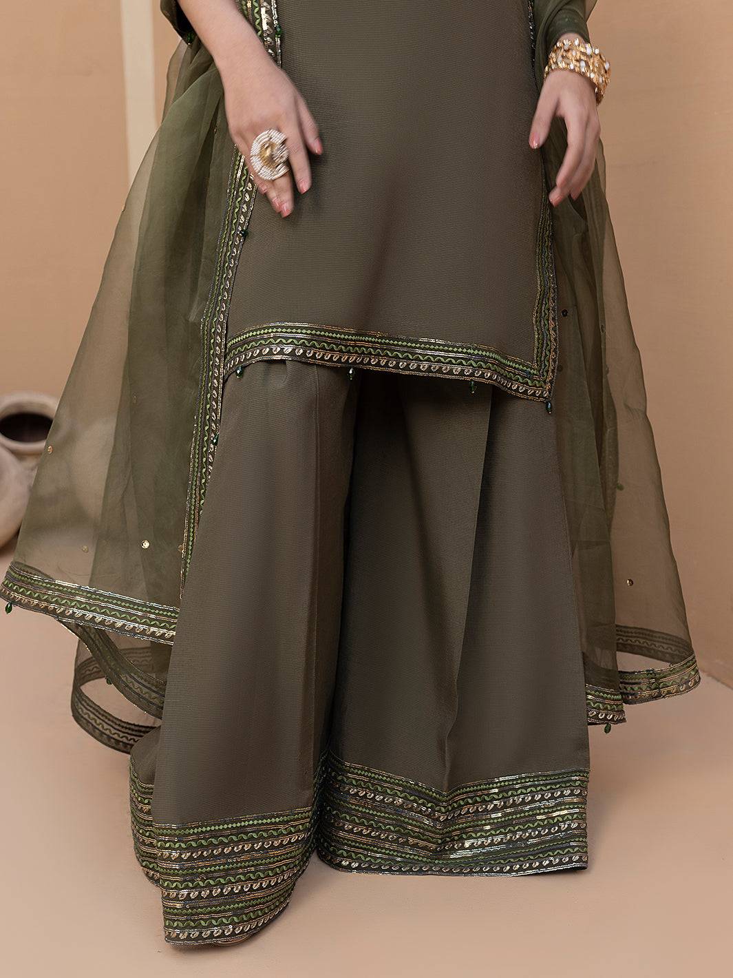 Hem Stitch | Raw Silk Edit 25 | Noor - Pakistani Designer Dress - by Hemstitch | Type: Ladies Clothes - 100% Original at Saira Sultan